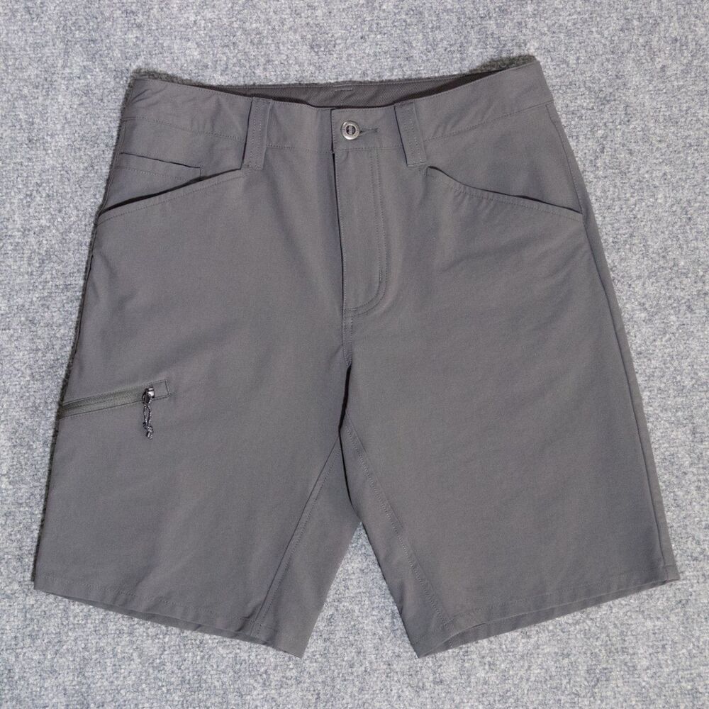 Patagonia Quandary Shorts 10" Men's 31 Grey Performance Stretch Outdoor Hiking